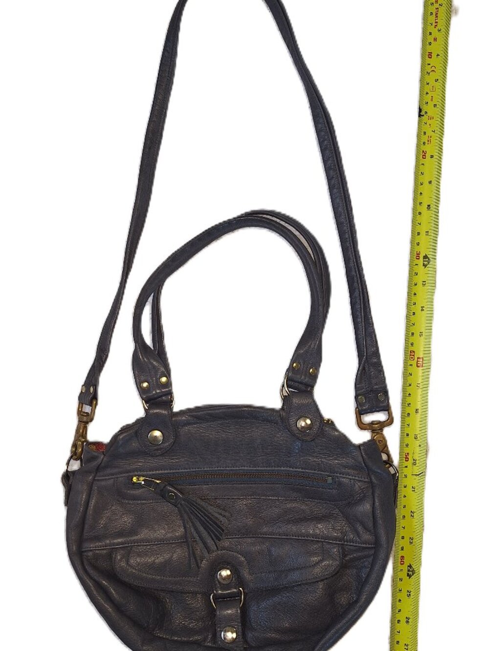 Valhalla Brooklyn grey "Lynx" shoulder bag